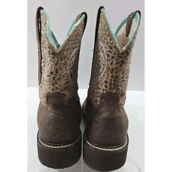 Ariat ~Woman Size 9B~ Brown Fatbaby Heritage Western Boots. - Picture 12 of 16